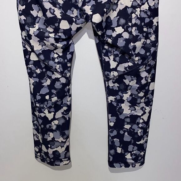 Old Navy Womens Active Go-Dry Elevate Compression Blue White Leggings Size Large - Picture 5 of 7